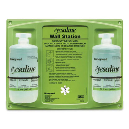 Fendall Eyesaline Eyewash Bottle Refill, 32 oz Bottle, 12/Carton