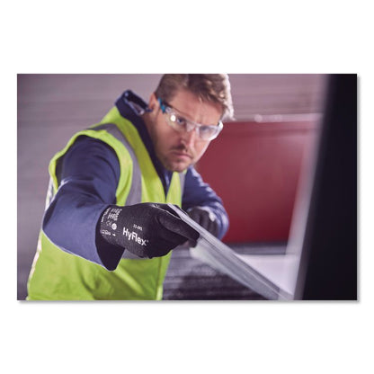 Hyflex 11-591 Cut Resistant Gloves, EN388: 4X43F, 10" Long, (Size 7), Black, 144 Pairs