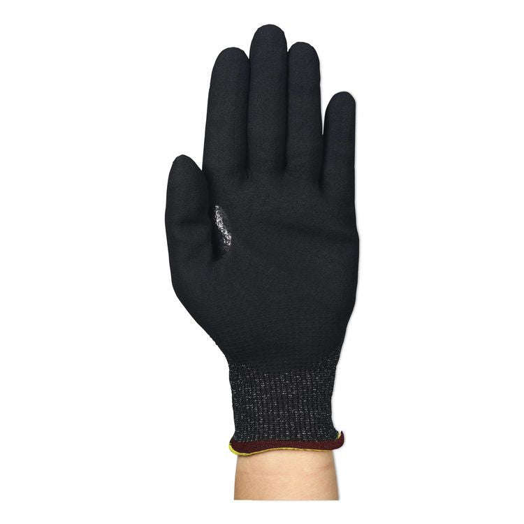 Hyflex 11-591 Cut Resistant Gloves, EN388: 4X43F, 10" Long, (Size 6), Black, 144 Pairs