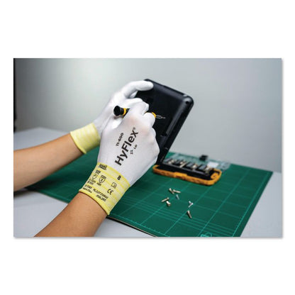HyFlex 11-600 Safety Industrial Gloves, EN388: 3121A, 9.5" Long, (Size 6), White, 144 Pairs