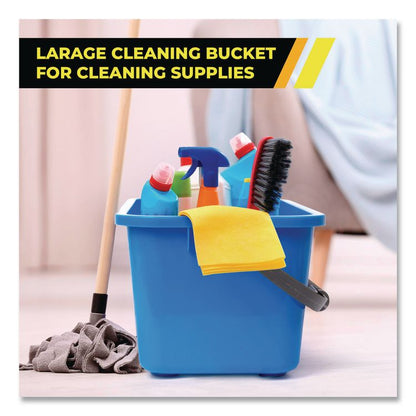Window and General Cleaning Bucket, 3 gal, Blue