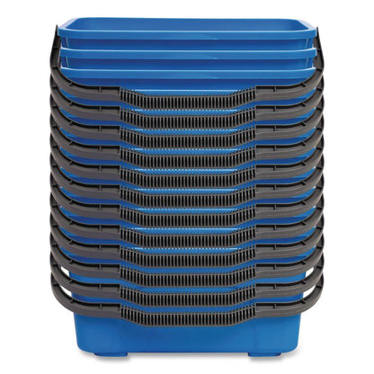 Window and General Cleaning Bucket, 3 gal, Blue, 12/Carton