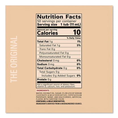 Liquid Coffee Creamer, French Vanilla/Hazelnut/Italian Sweet Creme/Original, 0.38 oz Mini Cups, 200/Carton