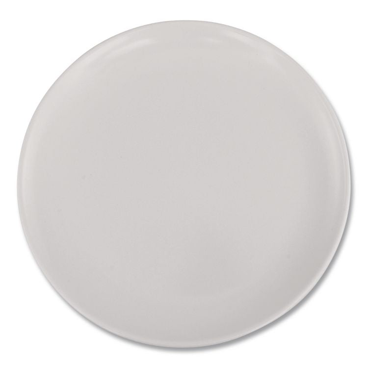 Epicure Melamine Dinner Plate, 8" dia, White, 48/Carton