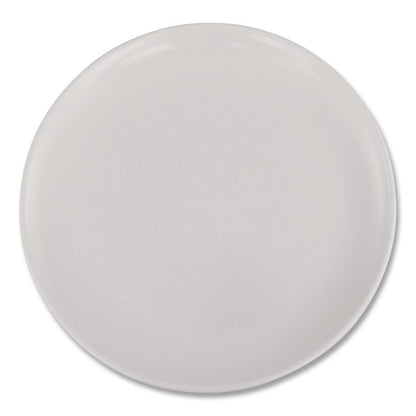 Epicure Melamine Dinner Plate, 8" dia, White, 48/Carton