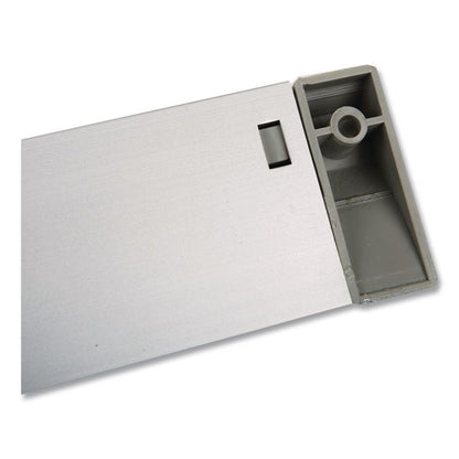 Check Rack, 36 x 0.75 x 2, Silver, 6/Carton