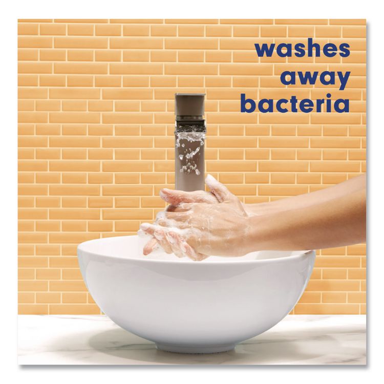 Antibacterial Liquid Hand Soap Refill, Fresh Scent, 50 oz, Orange, 3/Carton