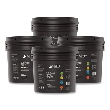 Surface Care Wipes, 1-Ply, 6 x 8, Fresh Scent, White, 800/Bucket, 4 Buckets/Carton
