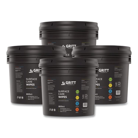 Surface Care Wipes, 1-Ply, 6 x 8, Fresh Scent, White, 800/Bucket, 4 Buckets/Carton