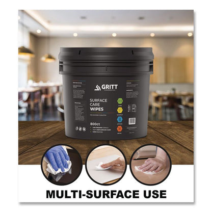 Surface Care Wipes, 1-Ply, 6 x 8, Fresh Scent, White, 800/Bucket, 4 Buckets/Carton