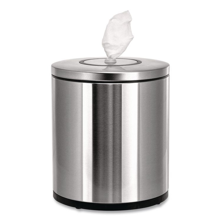 Stainless Steel Tabletop Wipes Dispenser, 10 x 10 x 11.75, Brushed Stainless Steel
