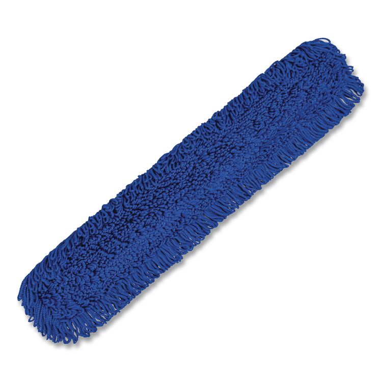 Microfiber Looped Dust Mop Pad Head, 48 x 5, Blue