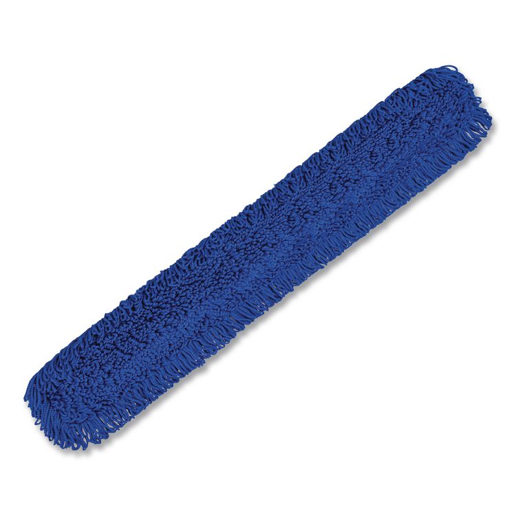 Microfiber Looped Dust Mop Pad Head, 60 x 5, Blue