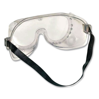 Chemical-Splash Goggles, Indirect Venting, OTG, Clear Lens, Clear Frame