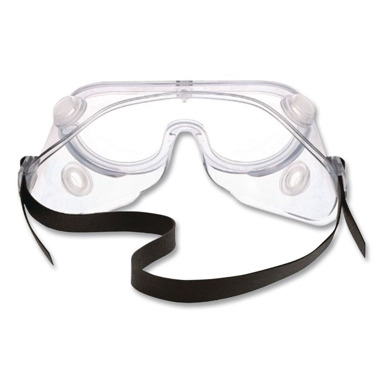 Chemical-Splash Goggles, Indirect Venting, OTG, Clear Lens, Clear Frame