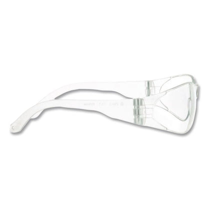 Checklite Safety Glasses, Frameless, Clear Single Hard Coat Scratch-Resistant Lens, 12/Box