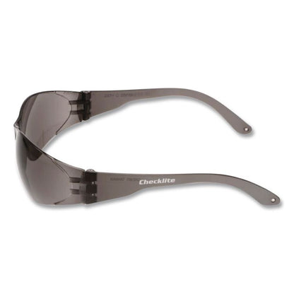 Checklite Safety Glasses, Frameless, Gray Single Hard Coat Scratch-Resistant Lens
