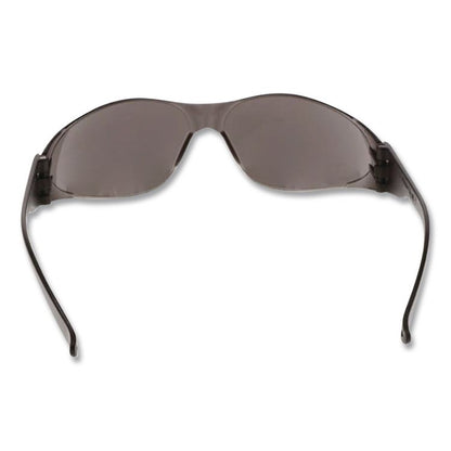 Checklite Safety Glasses, Frameless, Gray Single Hard Coat Scratch-Resistant Lens, 12/Box