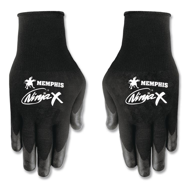 Ninja X Gloves, EN388: 412X, Large, Black, Pair