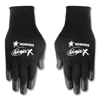 Ninja X Gloves, EN388: 412X, Large, Black, Pair