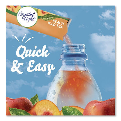 Flavored Drink Mix, Peach Tea, 0.09 oz Packet, 30/Box
