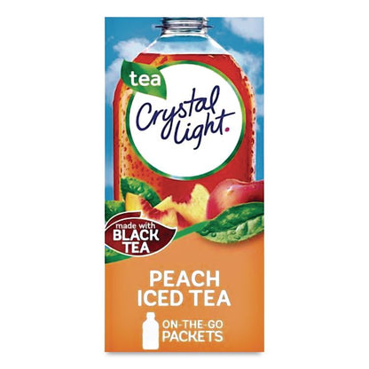 Flavored Drink Mix, Peach Tea, 0.09 oz Packet, 30/Box