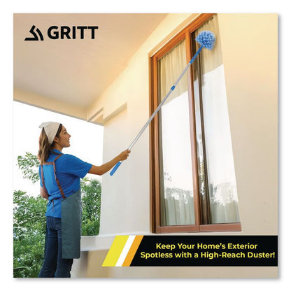Cobweb/Corner Duster Brush with Telescopic Pole, 3 ft to 6 ft Handle