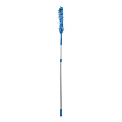 Flexible Wand Duster with Microfiber and Chenille Sleeve and 6 ft Telescopic Pole, 2/Kit