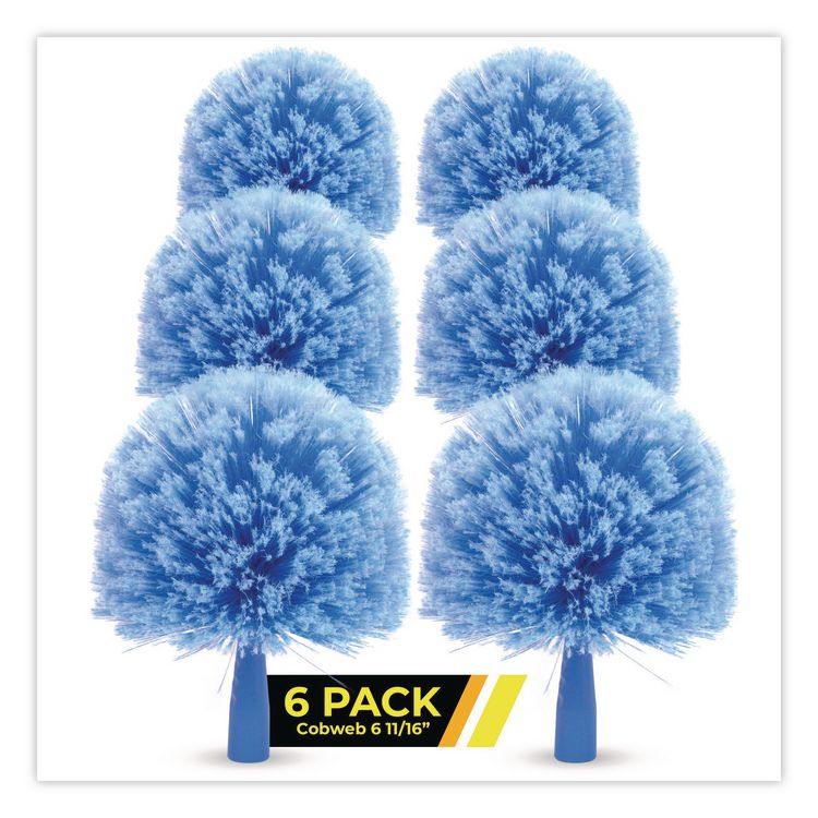 Cobweb/Corner Duster Brush, 8" Length, 6/Pack