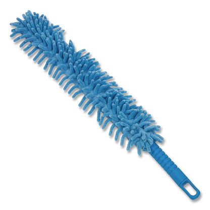 Flexible Wand Duster with Microfiber and Chenille Sleeve, 22" Length