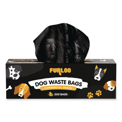 Pet Waste Station Starter Kit with Roll Bag Dispenser, Bags and Liners, 11.5 gal, Top Door, Green