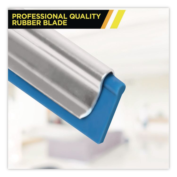 Pro Window Washing Kit with Swivel Window Squeegee and 20" Pole, 14" Wide Blade, 3/Kit