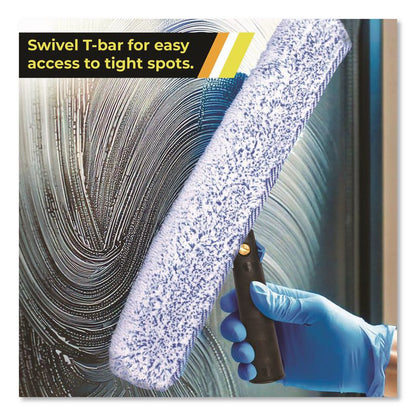 Heavy-Duty Swivel Window Washer, 14" Wide Blade