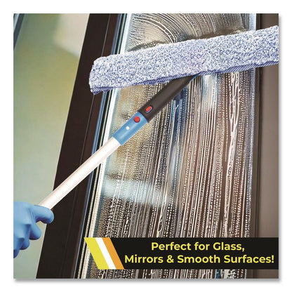 Heavy-Duty Swivel Window Washer, 14" Wide Blade, 2/Pack