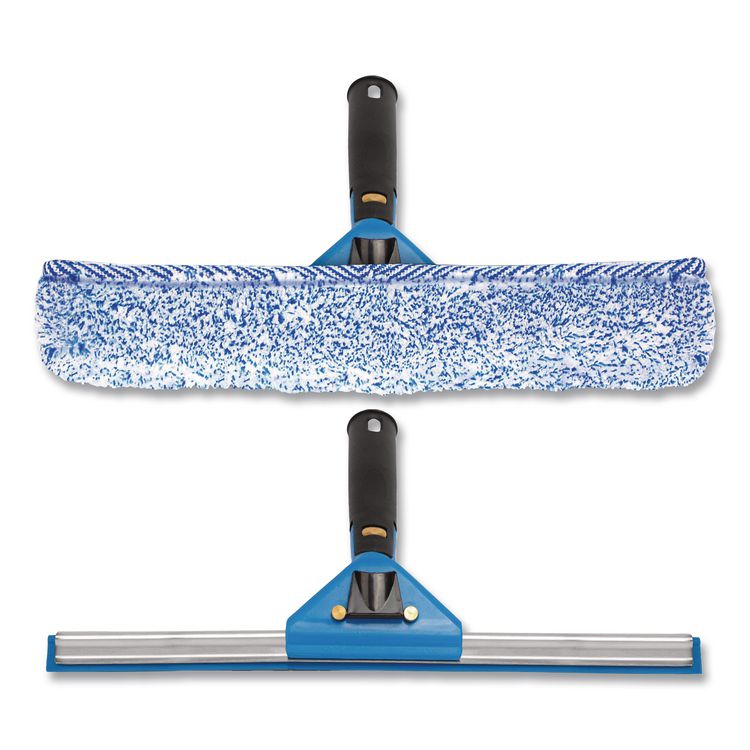 Swivel Window Washing Kit with Squeegee and Washer, 14" Wide