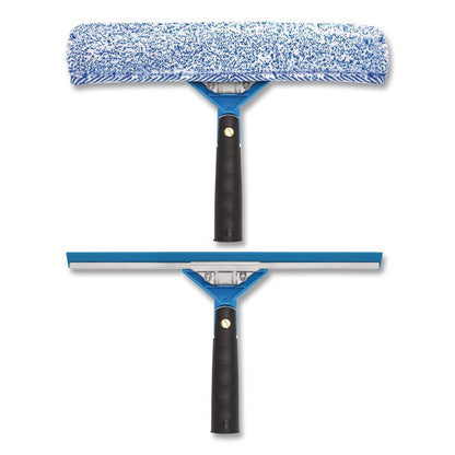 Swivel Window Washing Kit with Squeegee and Washer, 14" Wide