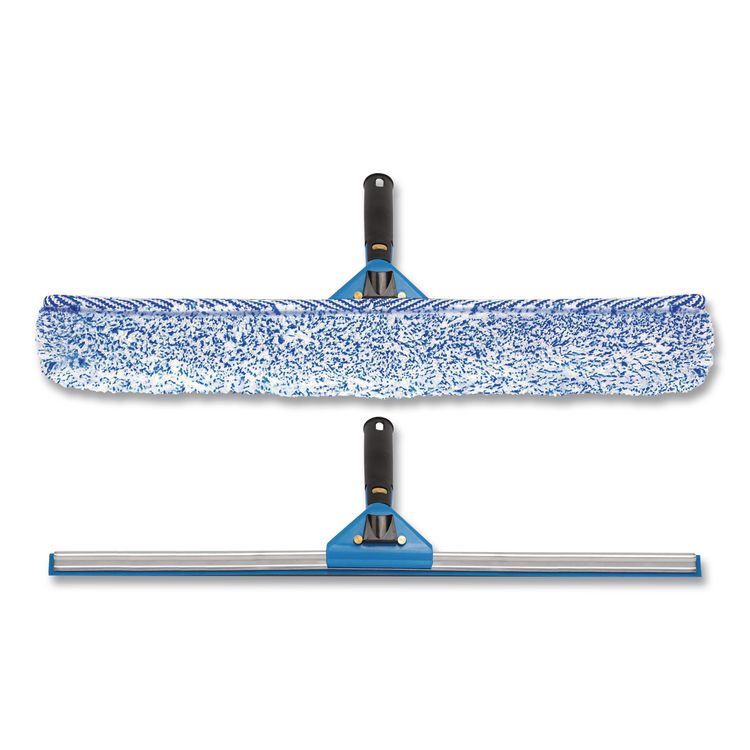 Swivel Window Washing Kit with Squeegee and Washer, 18" Wide, 2/Kit