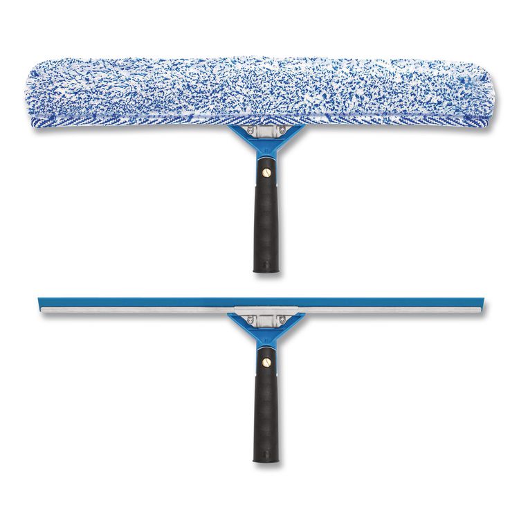 Swivel Window Washing Kit with Squeegee and Washer, 18" Wide, 2/Kit