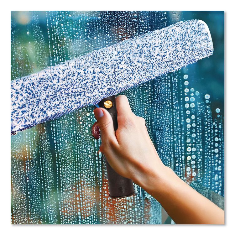 Pro Window Washing Kit with Squeegee, Washer and 20" Pole, 14" Wide Blade