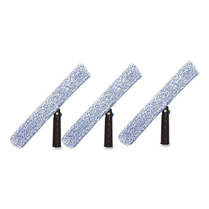 Heavy-Duty Swivel Window Washer, 18" Wide Blade, 3/Pack