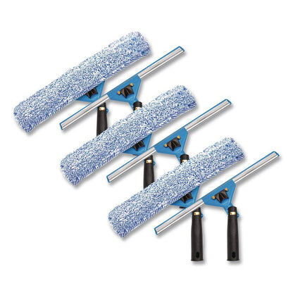 Swivel Window Washing Kit with Squeegee and Washer, 14" Wide, 3/Kit
