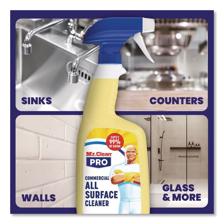 Commercial All Surface Cleaner, Unscented, 32 oz Spray Bottle, 6/Carton