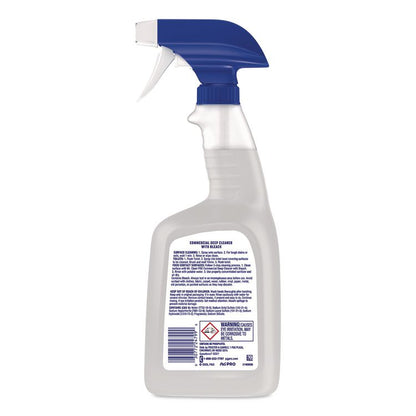 Commercial Deep Cleaner with Bleach, Unscented, 32 oz Spray Bottle, 6/Carton