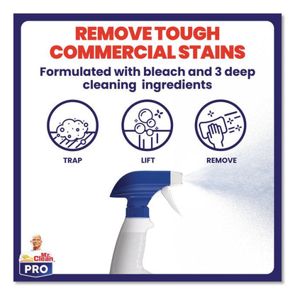 Commercial Deep Cleaner with Bleach, Unscented, 32 oz Spray Bottle, 6/Carton