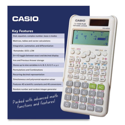 FX-115ESPLS2-S 2nd Edition Scientific Calculator, 12-Digit LCD