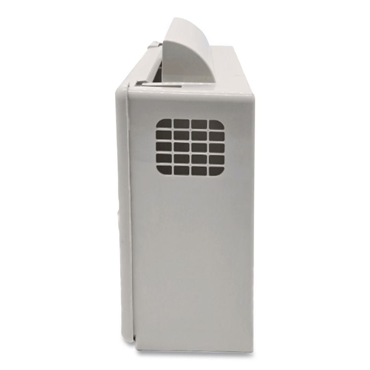 In-Room Locking Wall Mount Sharps Container Cabinet System, 5 qt, ABS Plastic, Beige