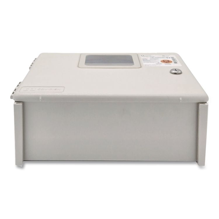 In-Room Locking Wall Mount Sharps Container Cabinet System, 5 qt, ABS Plastic, Beige