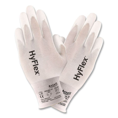 HyFlex 11-600 Safety Industrial Gloves, EN388: 3121A, 9.5" Long, (Size 10), White, 144 Pairs