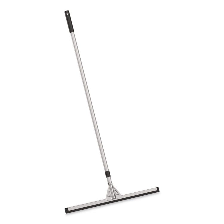 Double Neoprene Foam Floor Squeegee with 72" Aluminum Telescopic Handle, 30" Wide Blade, 4/Kit