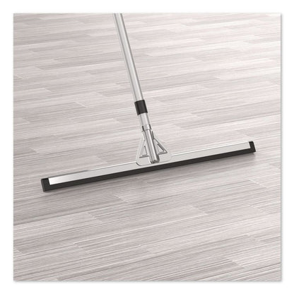 Double Neoprene Foam Floor Squeegee with 72" Aluminum Telescopic Handle, 30" Wide Blade, 4/Kit